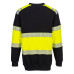 Portwest FR716 PW3 Felpa resistente alle fiamme di classe 1, Giallo/Nero