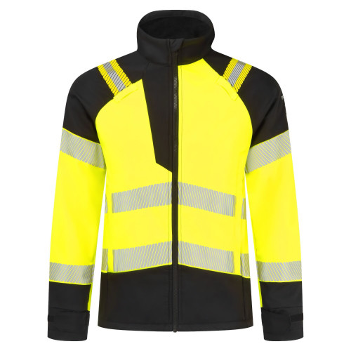 Portwest FR718YBR PW3 Modaflame Hi-Vis Softshell Jacket Multi-Norm FR Portwest FR718YBR PW3 Modaflame Hi-Vis Softshell Jacket Multi-Norm FR