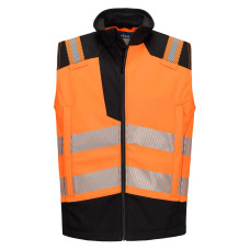 Portwest FR719OBR PW3 Modaflame Softshell Hi-Vis FR Vest