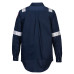 Portwest FR720 Lightweight FR Anti-Static Shirt, Navy Blue