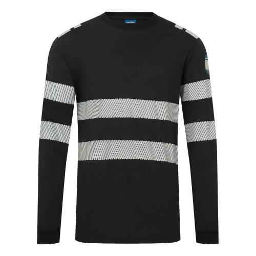 Portwest FR732BKR T-Shirt manica lunga PW3 Modaflame Knit