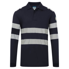 Portwest FR733NVR Polo manica lunga PW3 FR Modaflame