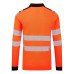 Portwest FR734OBR PW3 Modaflame Knit HVO long sleeve polo shirt