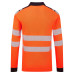 Portwest FR734ONR PW3 Modaflame Knit HVO long sleeve polo shirt