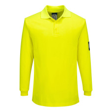 Portwest FR805YER PW3 FR Modaflame Knit Long Sleeve Polo Shirt