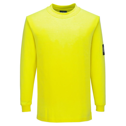 Portwest FR806YER Modaflame Knit FR long sleeve t-shirt