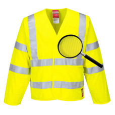 Portwest FR85 Hi-Vis Flame Retardant Jacket - Anti-Static, Yellow