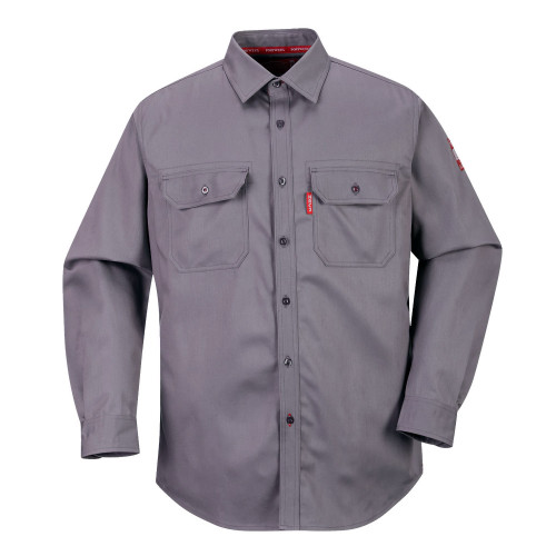 Portwest FR89 Camicia Ignifuga Bizflame 88/12, Grigio