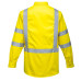 Portwest FR95 FR Bizflame 88/12 FR Hi-Vis Shirt, Yellow