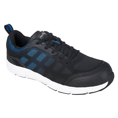 Portwest FT15 Shoe Tove Steelite S1P, Black/Blue Portwest FT15 Shoe Tove Steelite S1P, Black/Blue