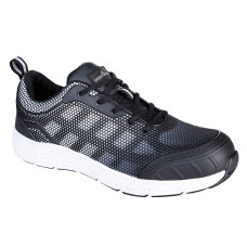 Portwest FT15 Tove Steelite S1P Shoe, Black/White