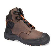 Portwest FT30BRO Steel Leather Ankle Boot S3 SC HRO HI CI LG SR