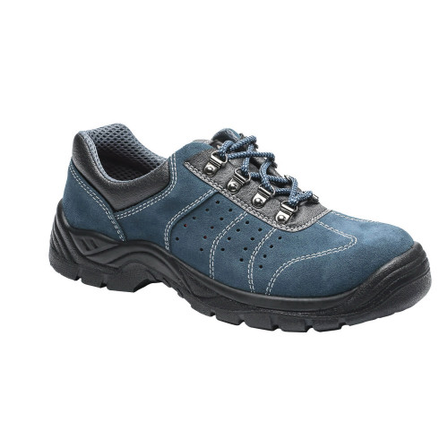 Portwest FW02 Steelite S1P Perforated Shoe, Blue Portwest FW02 Steelite S1P Perforated Shoe, Blue
