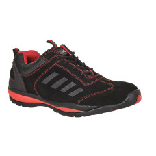 Portwest FW34 Shoe Steelite Safety Trainer Lusum S1P HRO, Red