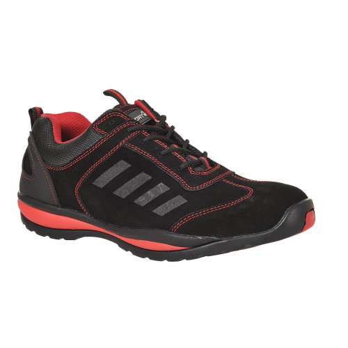 Portwest FW34 Shoe Steelite Safety Trainer Lusum S1P HRO, Red Portwest FW34 Shoe Steelite Safety Trainer Lusum S1P HRO, Red