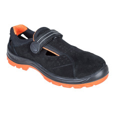 Portwest FW42 Obra Steelite S1 Sandal, Black