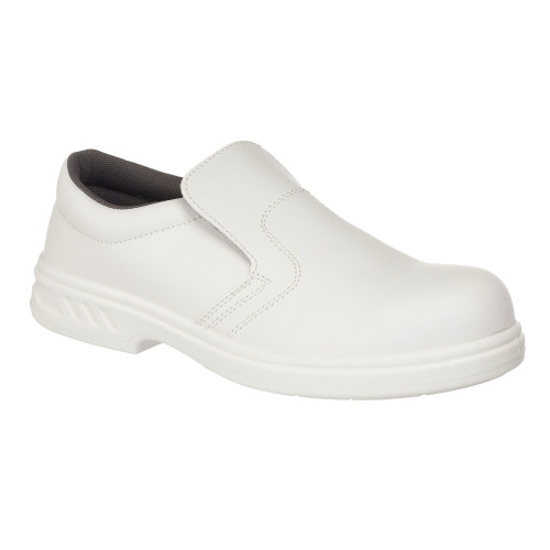 Portwest FW81 S2 Safety Moccasin, White Portwest FW81 S2 Safety Moccasin, White