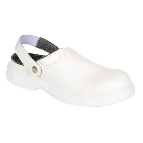 Portwest FW82 Sandalo di sicurezza SB AE WRU, Bianco