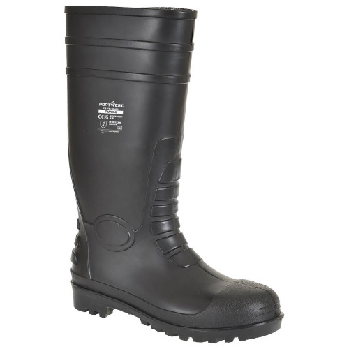 Portwest FW94 Classic Wellington Boot S4, Black Portwest FW94 Classic Wellington Boot S4, Black
