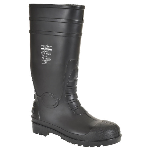 Portwest FW95 Total Safety Wellington S5 Boot, Black Portwest FW95 Total Safety Wellington S5 Boot, Black