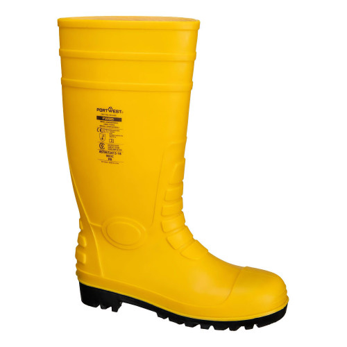 Portwest FW95 Total Safety Wellington S5 Boot, Yellow