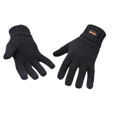 Portwest GL13 Insulated Knit Glove, Black