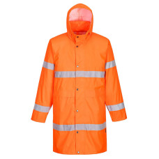 Portwest H442 Coat 100cm - Hi-Vis, Orange
