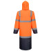 Portwest H446ONR High Visibility Rain Jacket Orange/Navy