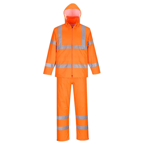 Portwest H448 High Visibility Packable Rain Suit, Orange Portwest H448 High Visibility Packable Rain Suit, Orange