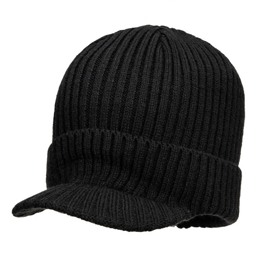 Portwest HA24BKR Beanie Hat with visor