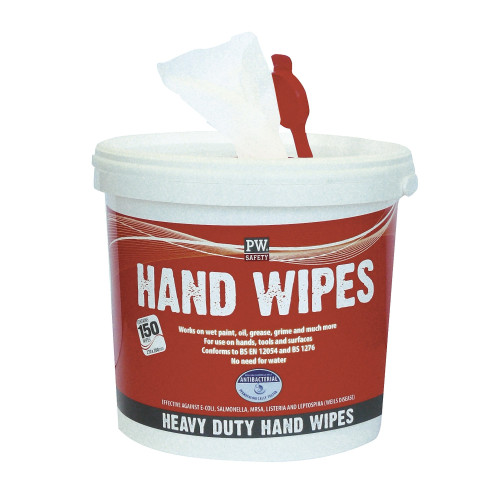 Portwest IW10 Salviette per mani (150), Bianco