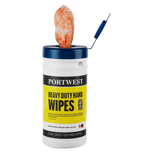Portwest IW30 Salviette per sporco ostinato (50 salviette), Arancione