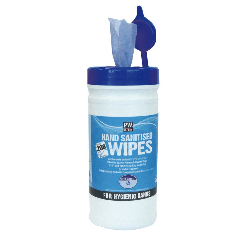 Portwest IW40 Salviette disinfettanti per mani (200), Blu