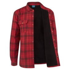 Portwest KA313RER KA3 Camicia a quadri foderata in sherpa