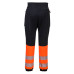 Portwest KX341 PW3 Hi-Vis Flexi Class 1 Jogger Pants, Black/Orange