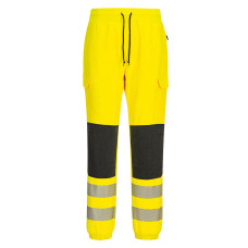Portwest KX346 PW3 Flexi Jogger Hi-Vis, Yellow/Black