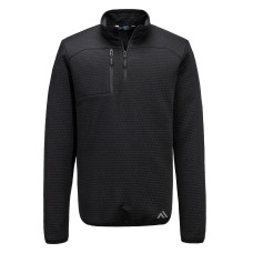 Portwest KX376BKR KX3 Felpa 1/4 zip testurizzata
