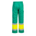 Portwest L049 High Visibility Lightweight Two-Tone Combat Trousers, Yellow/Teal