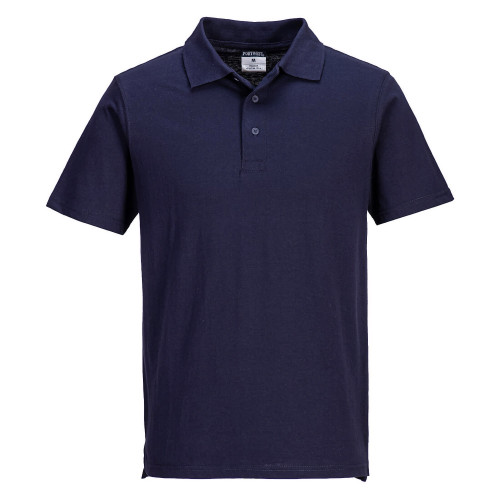 Portwest L210 Lightweight Jersey Polo Shirt (48-Pack), Navy Blue