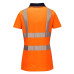 Portwest LW72 Women's Hi-Vis Pro Polo Shirt, Orange/Black