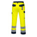 Portwest MV46 Modaflame Hi-Vis Trousers, Yellow/Navy