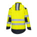 Portwest MV70 Modaflame Waterproof Multi-Standard Arc Flash Jacket, Yellow/Navy
