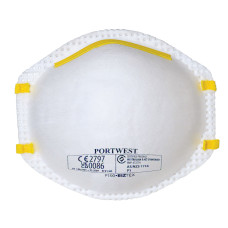 Portwest P100 FFP1 Mask Without Valve, White