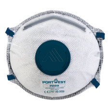 Portwest P223 Dolomia Valved Activated Carbon Mask - FFP2, White