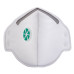 Portwest P351 Mascherina FFP3 Dolomia Pieghevole con Valvola (Pk20), Bianco