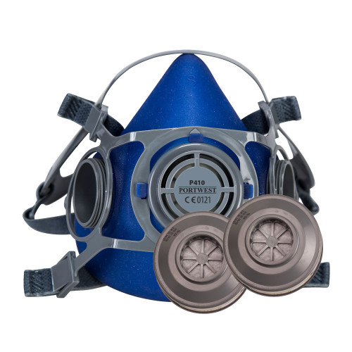 Portwest P418 Auck Half Mask Kit, Blue