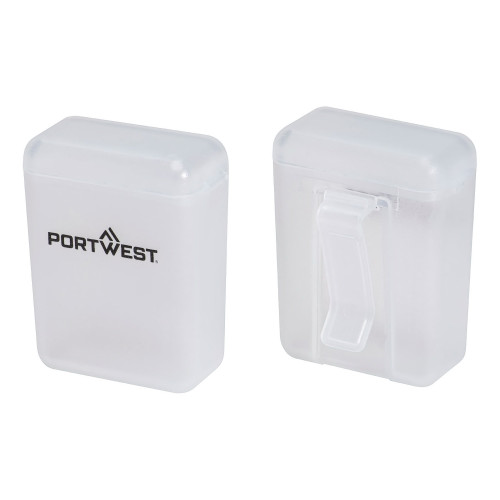 PORTWEST PA09 Ear Plug Container (Pack of 50) PORTWEST PA09 Ear Plug Container (Pack of 50)