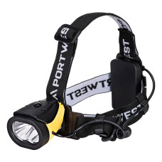 Portwest PA63 Headlamp, Yellow/Black