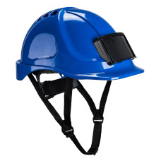 Portwest PB55 Endurance Badge Holder Helmet, Navy Blue