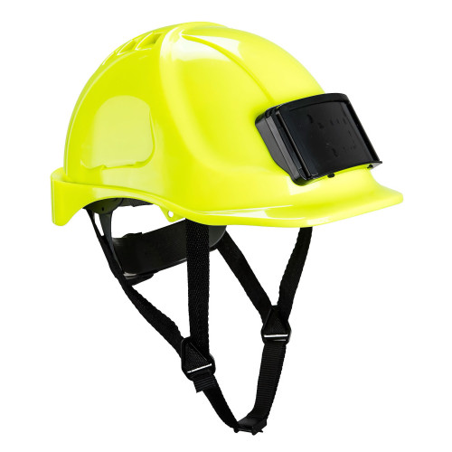 Portwest PB55 Endurance Badge Holder Helmet, Yellow